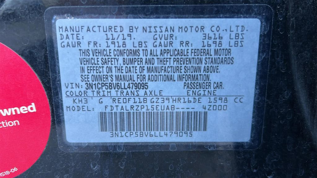 Used 2020 Nissan Kicks S FWD image 14