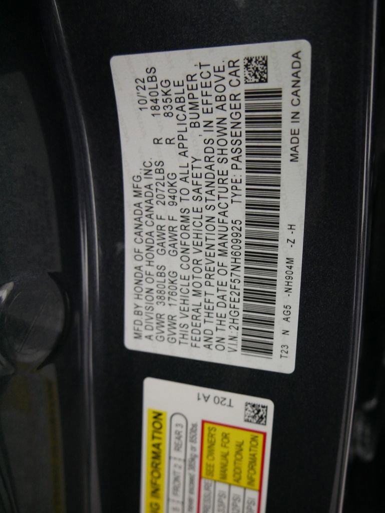 Used 2022 Honda Civic Sport image 19