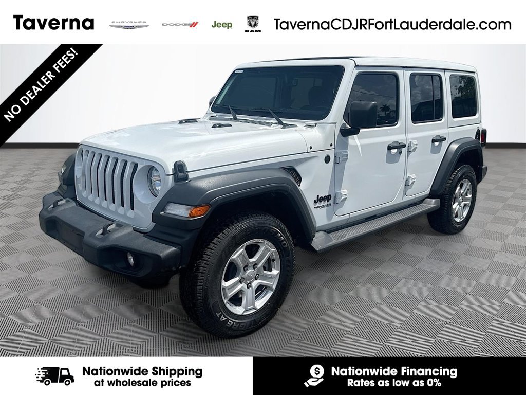 Certified 2022 Jeep Wrangler Unlimited Sport w/ Sun And Sound Package