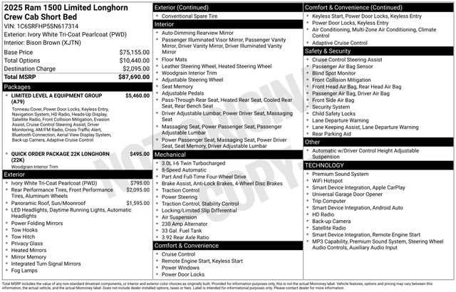Used 2025 RAM 1500 Limited AWD/4WD image 5