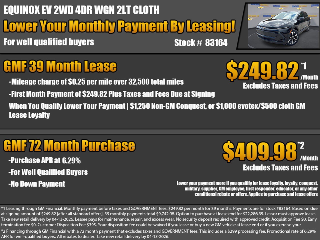 New 2026 Chevrolet Equinox EV LT image 2