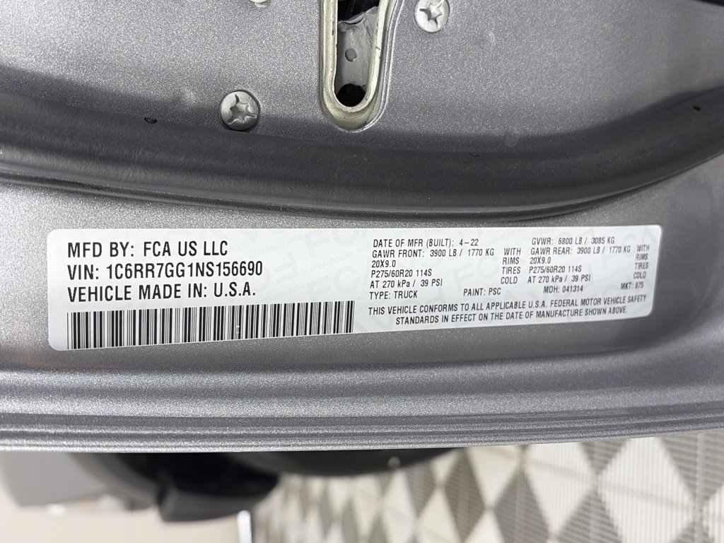 Used 2022 RAM 1500 Classic Warlock w/ Protection Group image 9