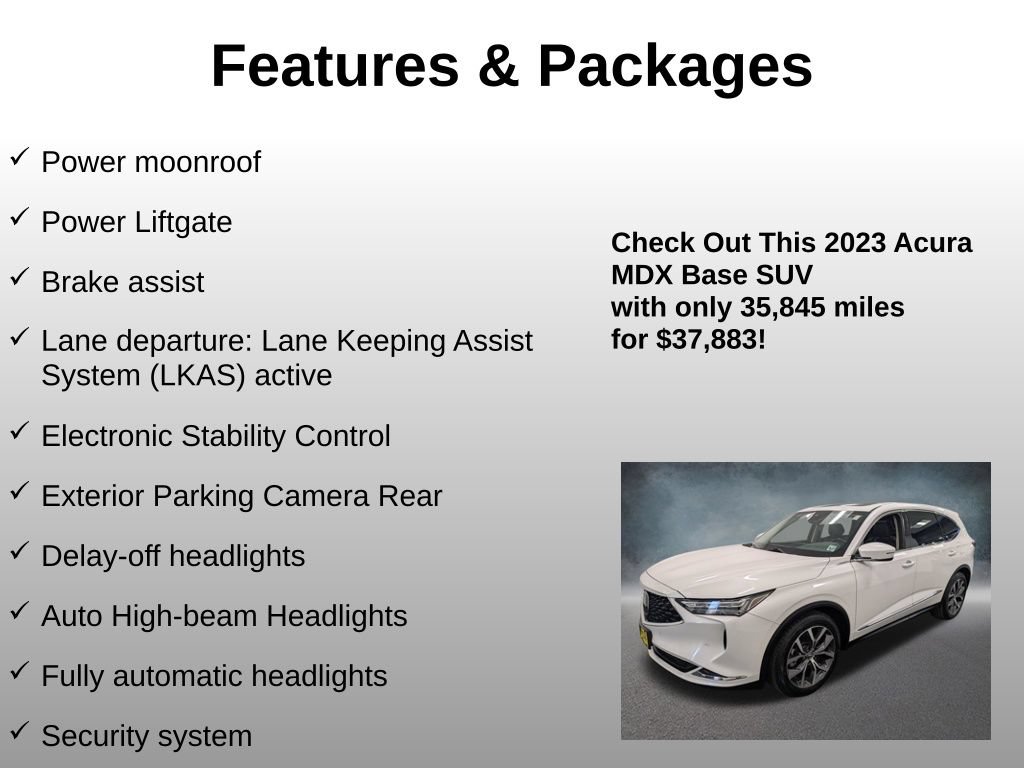 Used 2023 Acura MDX w/ Technology Package AWD/4WD image 24