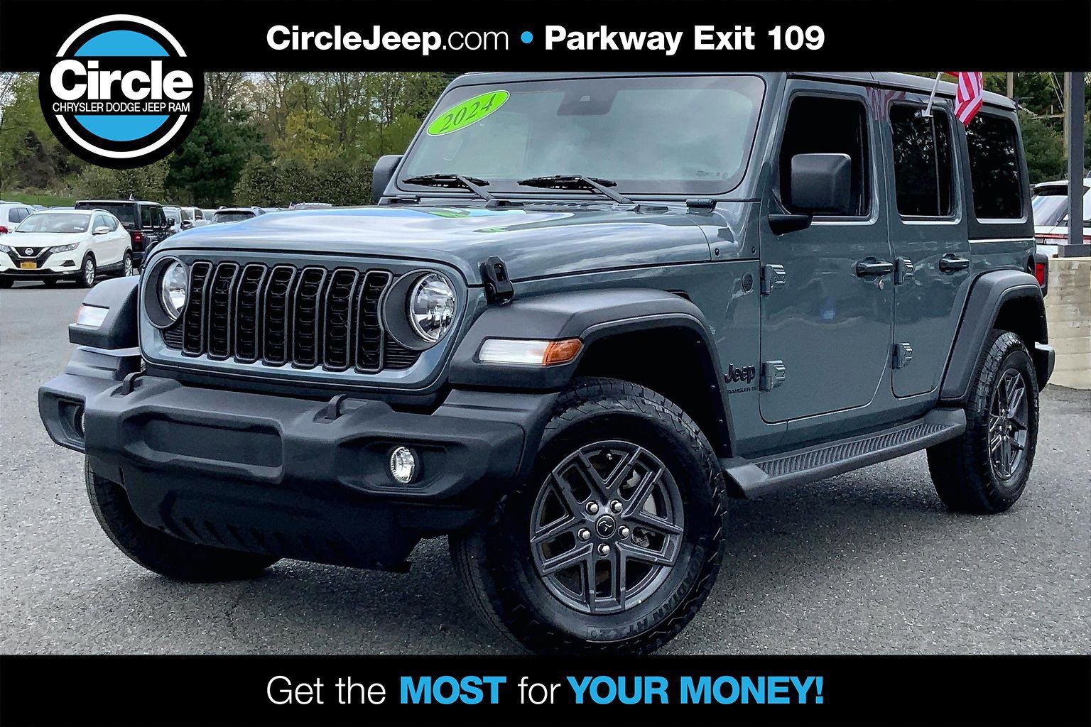 Certified 2024 Jeep Wrangler Sport S AWD/4WD image 1