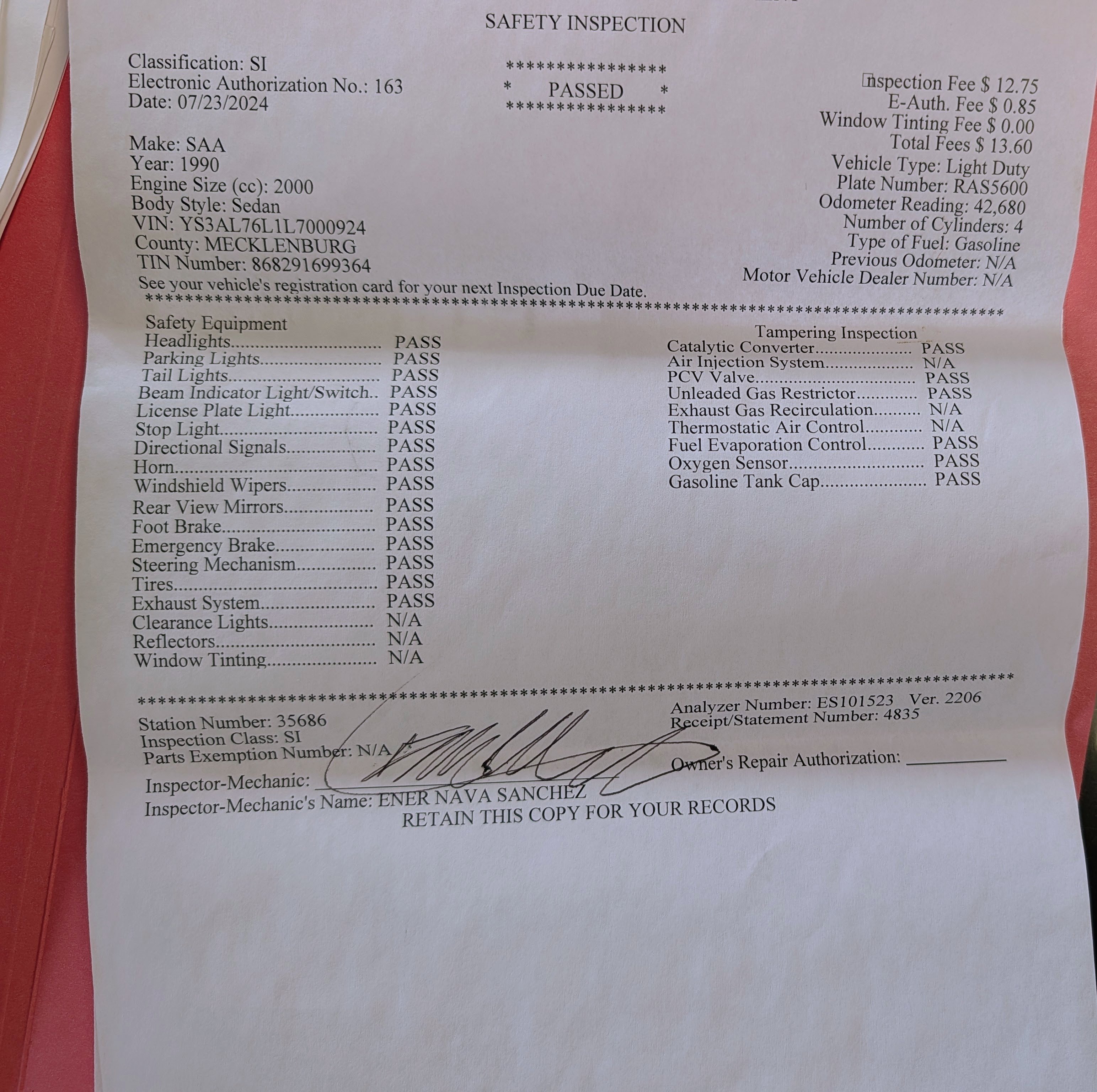 Used 1990 Saab 900 Turbo image 95