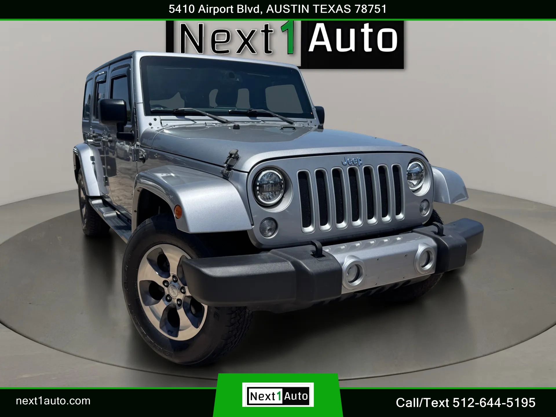 Used 2016 Jeep Wrangler Unlimited Sahara w/ Max Tow Package AWD/4WD image 1