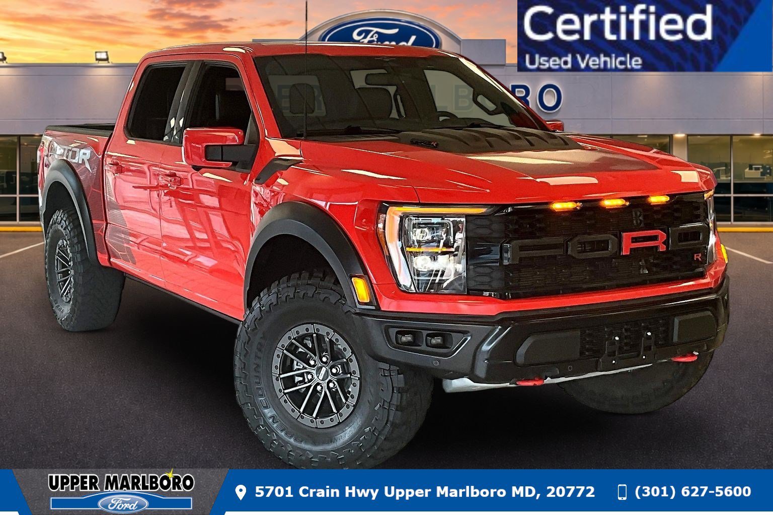 Certified 2023 Ford F150 Raptor w/ Equipment Group 802A Raptor R AWD/4WD image 1