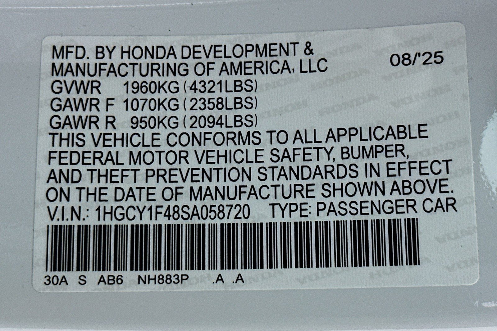 Used 2025 Honda Accord SE image 23