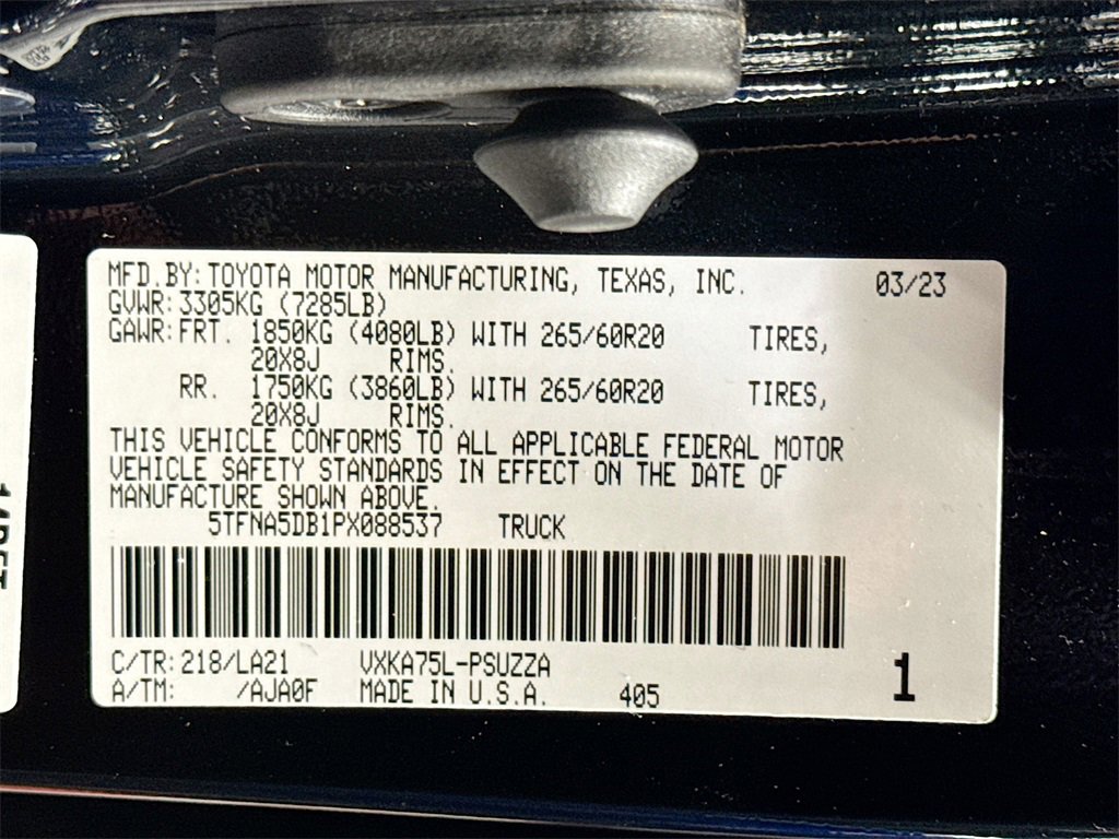 Used 2023 Toyota Tundra Platinum image 29