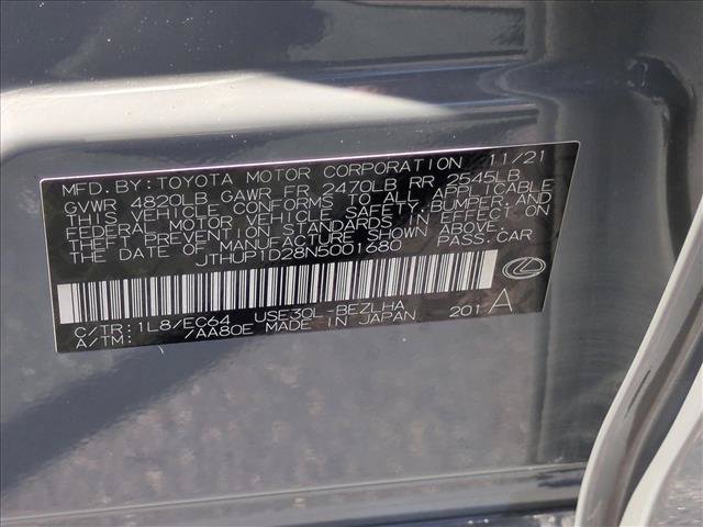 Used 2022 Lexus IS 500 RWD image 26
