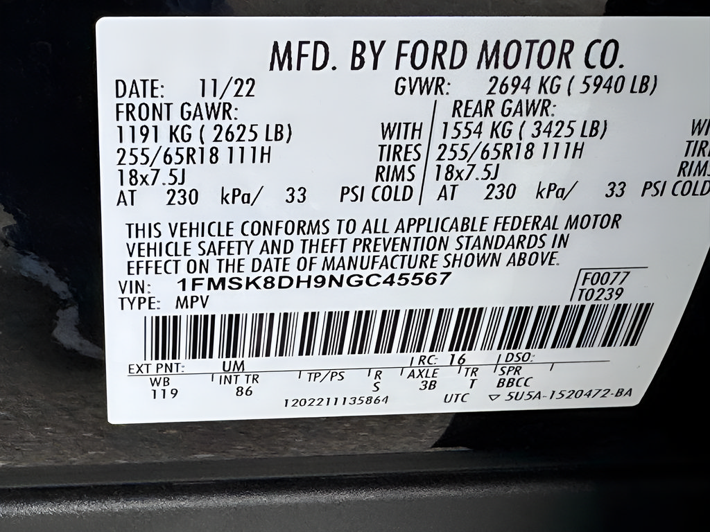 Used 2022 Ford Explorer XLT w/ Class IV Trailer Tow Package AWD/4WD image 44