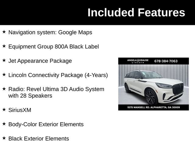 New 2026 Lincoln Aviator Black Label w/ Jet Appearance Package image 6