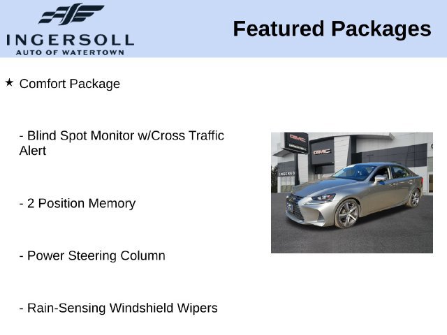Used 2018 Lexus IS 300 AWD w/ Comfort Package image 15