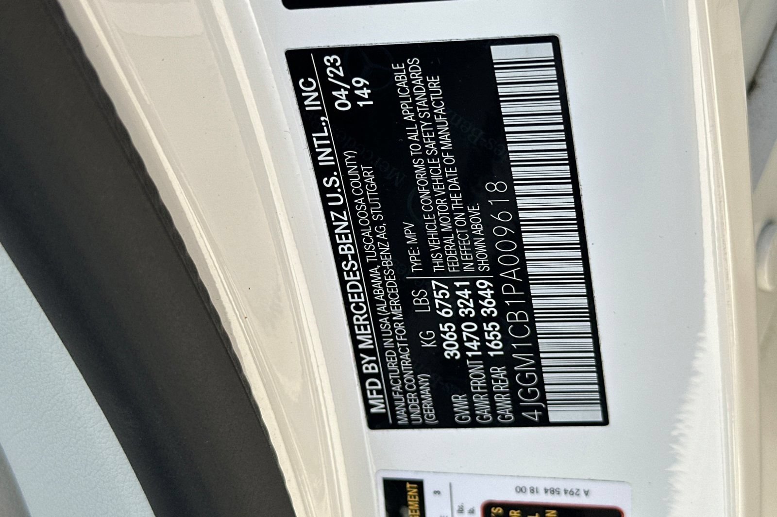 Certified 2023 Mercedes-Benz EQE 350+ 4MATIC SUV image 40