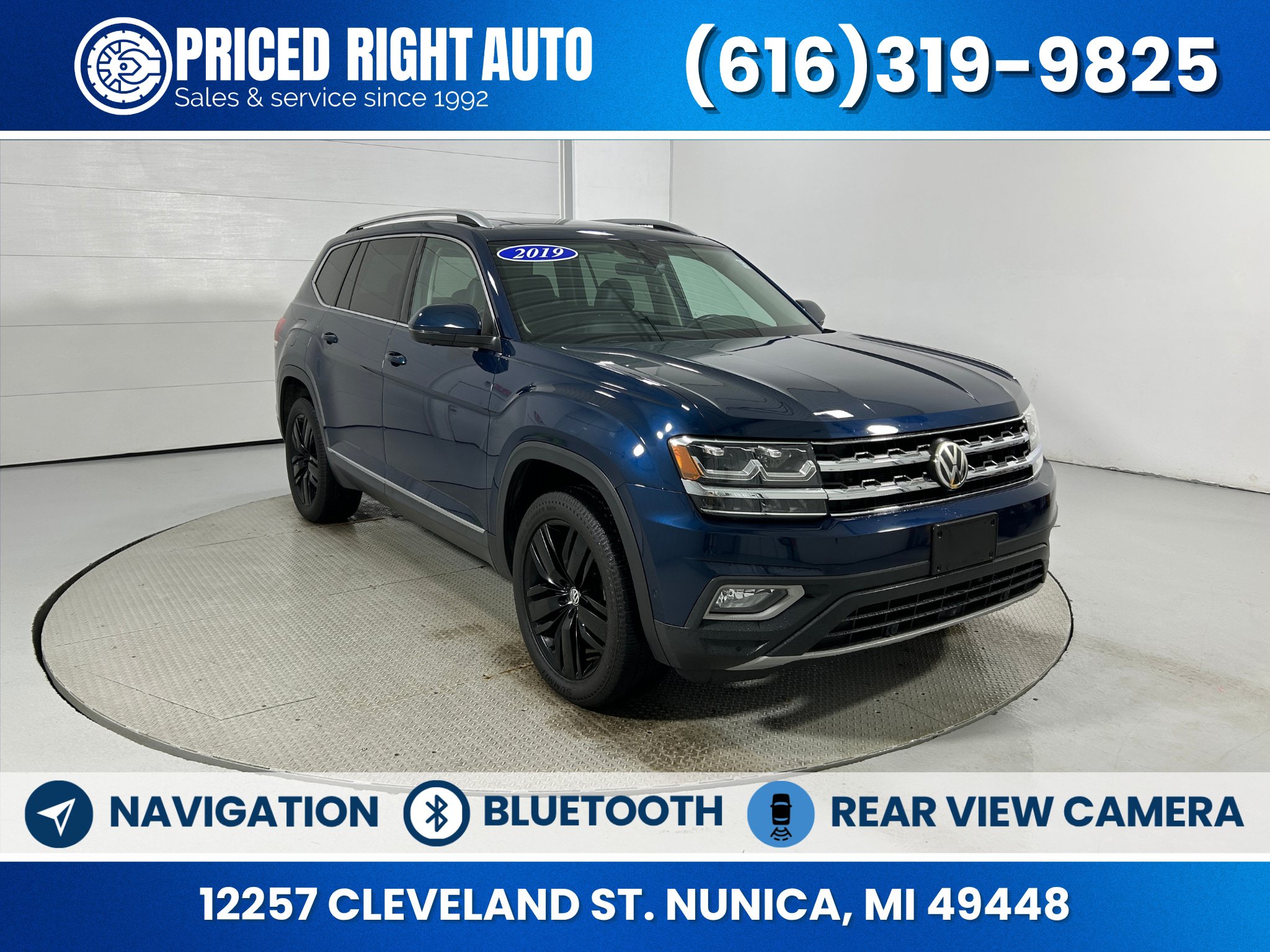 Used 2019 Volkswagen Atlas SEL Premium AWD/4WD image 1
