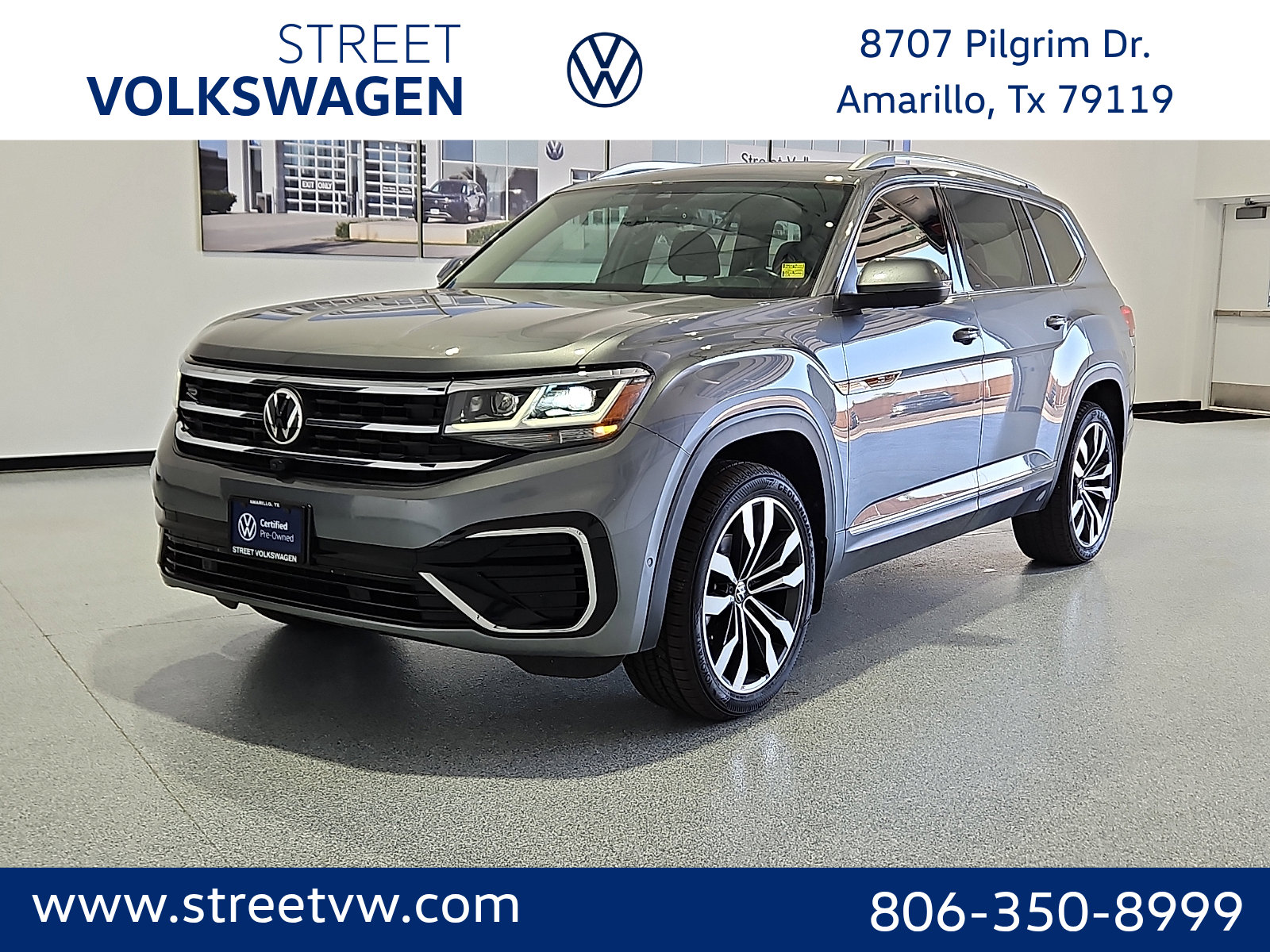 Certified 2023 Volkswagen Atlas SEL Premium AWD/4WD video 1