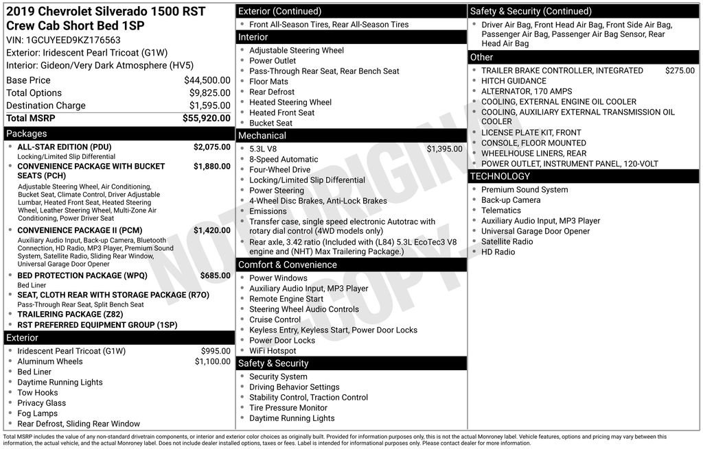 Certified 2019 Chevrolet Silverado 1500 RST w/ All-Star Edition image 11