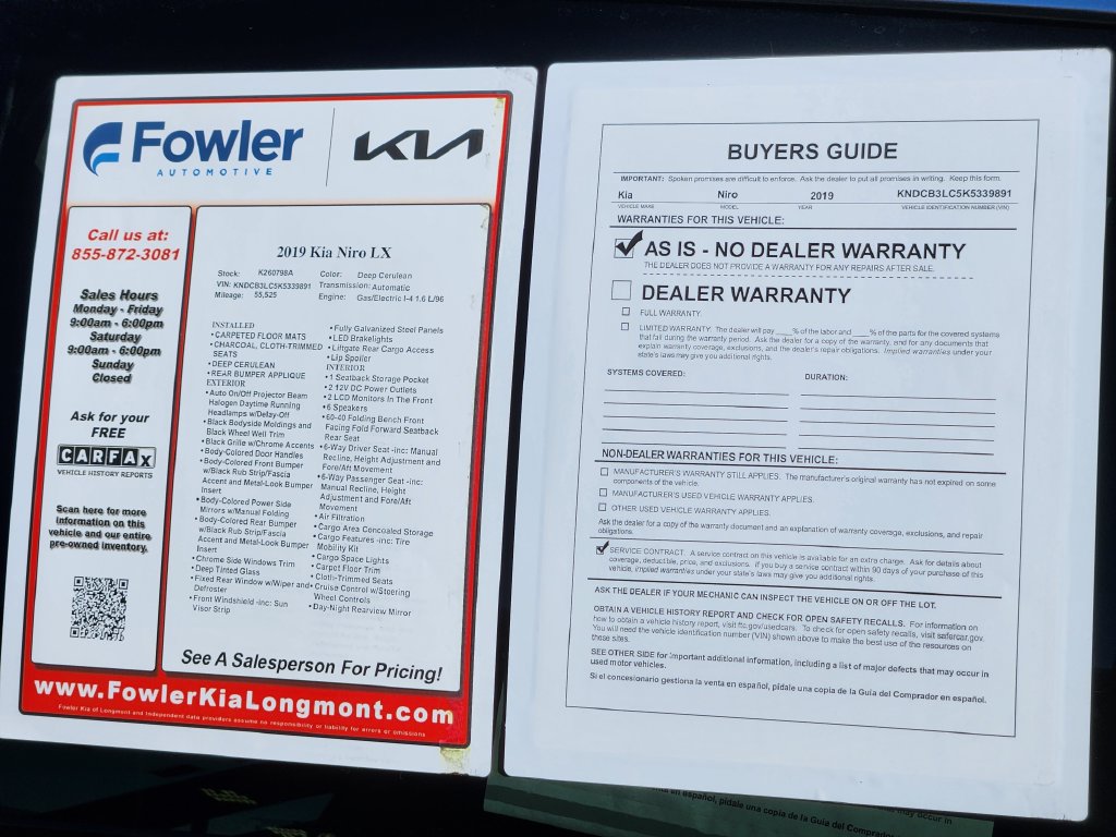 Used 2019 Kia Niro LX FWD image 29
