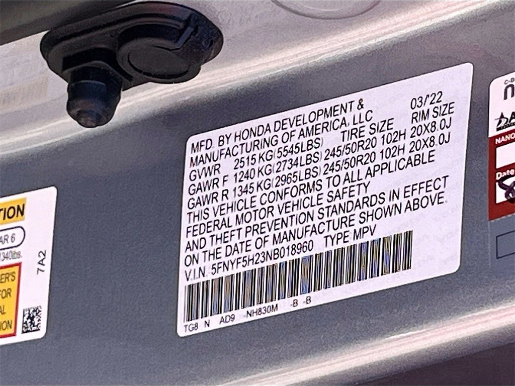 Used 2022 Honda Pilot Special Edition image 34