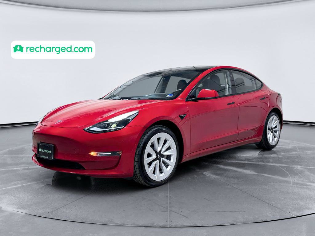 Used 2021 Tesla Model 3 Long Range AWD/4WD image 1