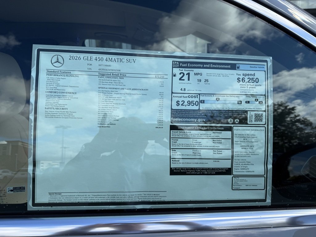 New 2026 Mercedes-Benz GLE 450 4MATIC image 5