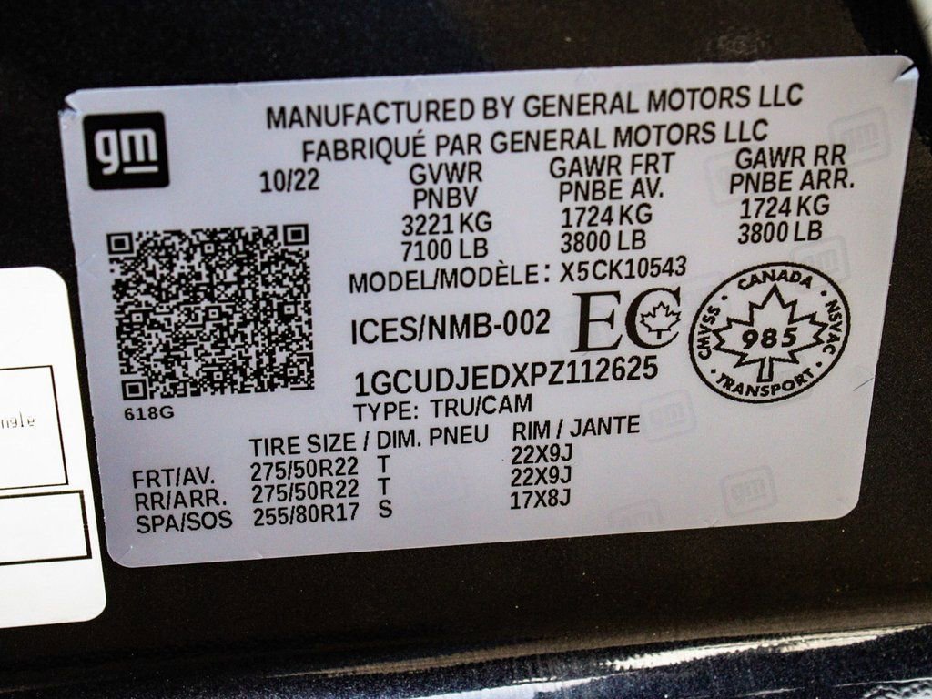 Used 2023 Chevrolet Silverado 1500 High Country w/ High Country Premium Package image 14