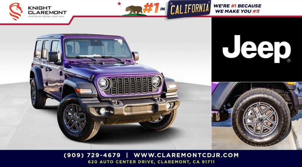 New 2026 Jeep Wrangler Unlimited Sport AWD/4WD 360° Tour