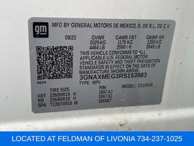 Certified 2024 Chevrolet Equinox RS image 10