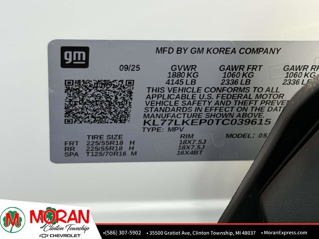 Certified 2026 Chevrolet Trax ACTIV w/ Sunroof Package FWD image 18