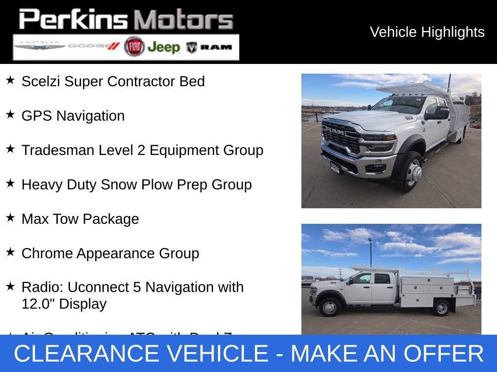New 2026 RAM 5500 Tradesman w/ Chrome Appearance Group AWD/4WD image 2