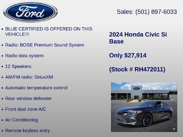 Used 2024 Honda Civic Si image 6