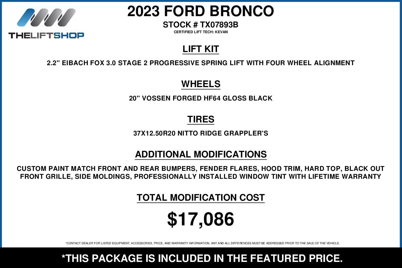 Used 2023 Ford Bronco Raptor AWD/4WD image 2
