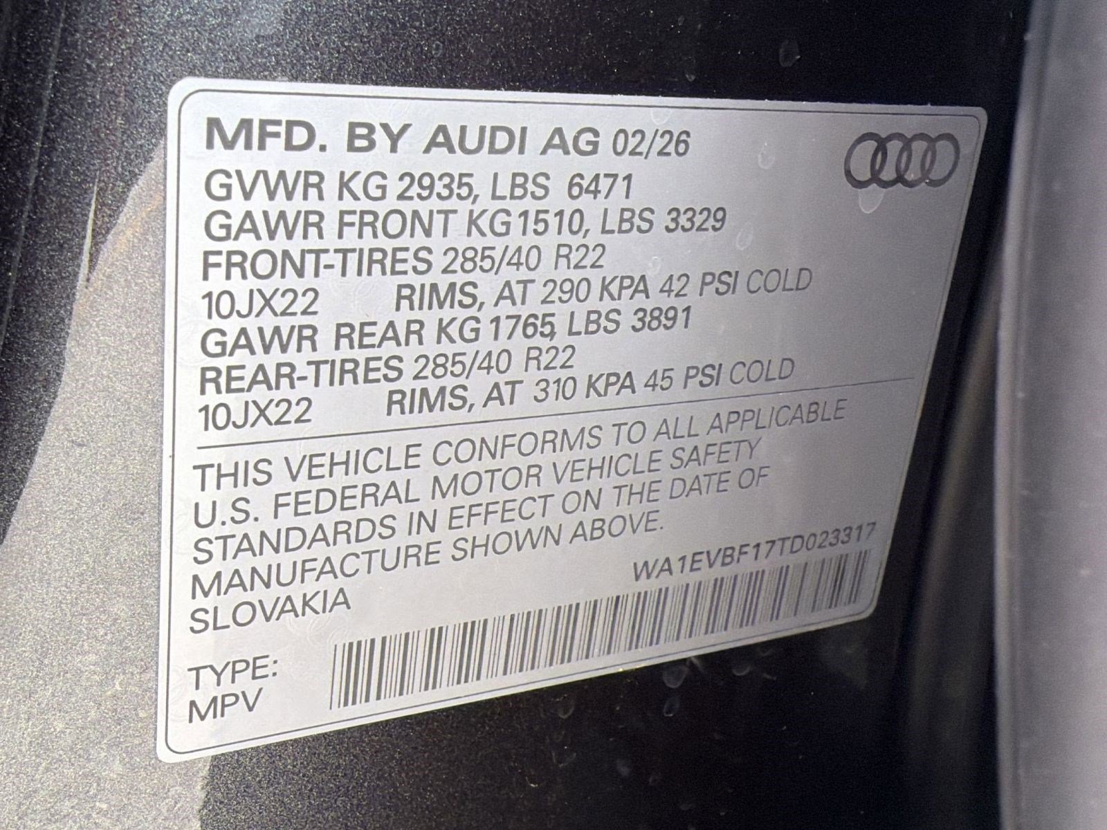 New 2026 Audi Q8 Premium Plus AWD/4WD image 20