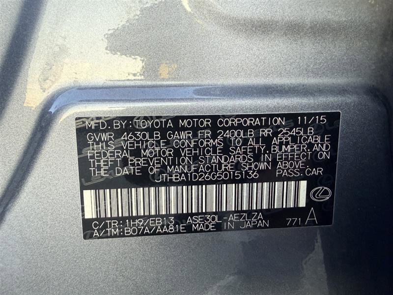 Used 2016 Lexus IS 200t w/ F Sport Package RWD image 38