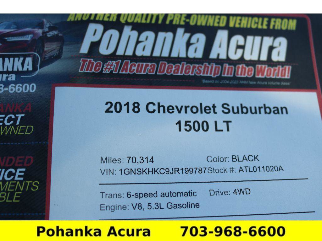 Used 2018 Chevrolet Suburban LT w/ Luxury Package image 39