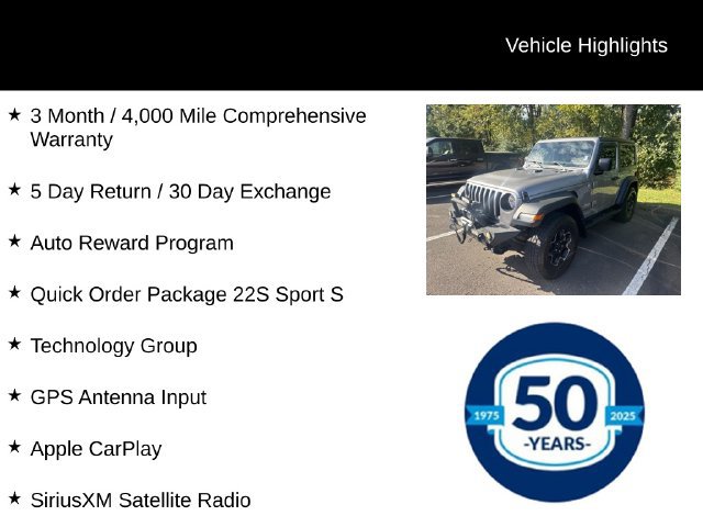 Used 2021 Jeep Wrangler Sport AWD/4WD image 8