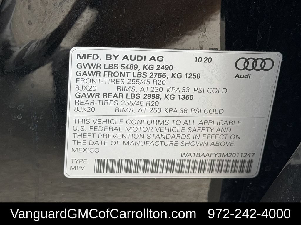 Used 2021 Audi Q5 2.0T Premium Plus w/ Premium Plus Package AWD/4WD image 38