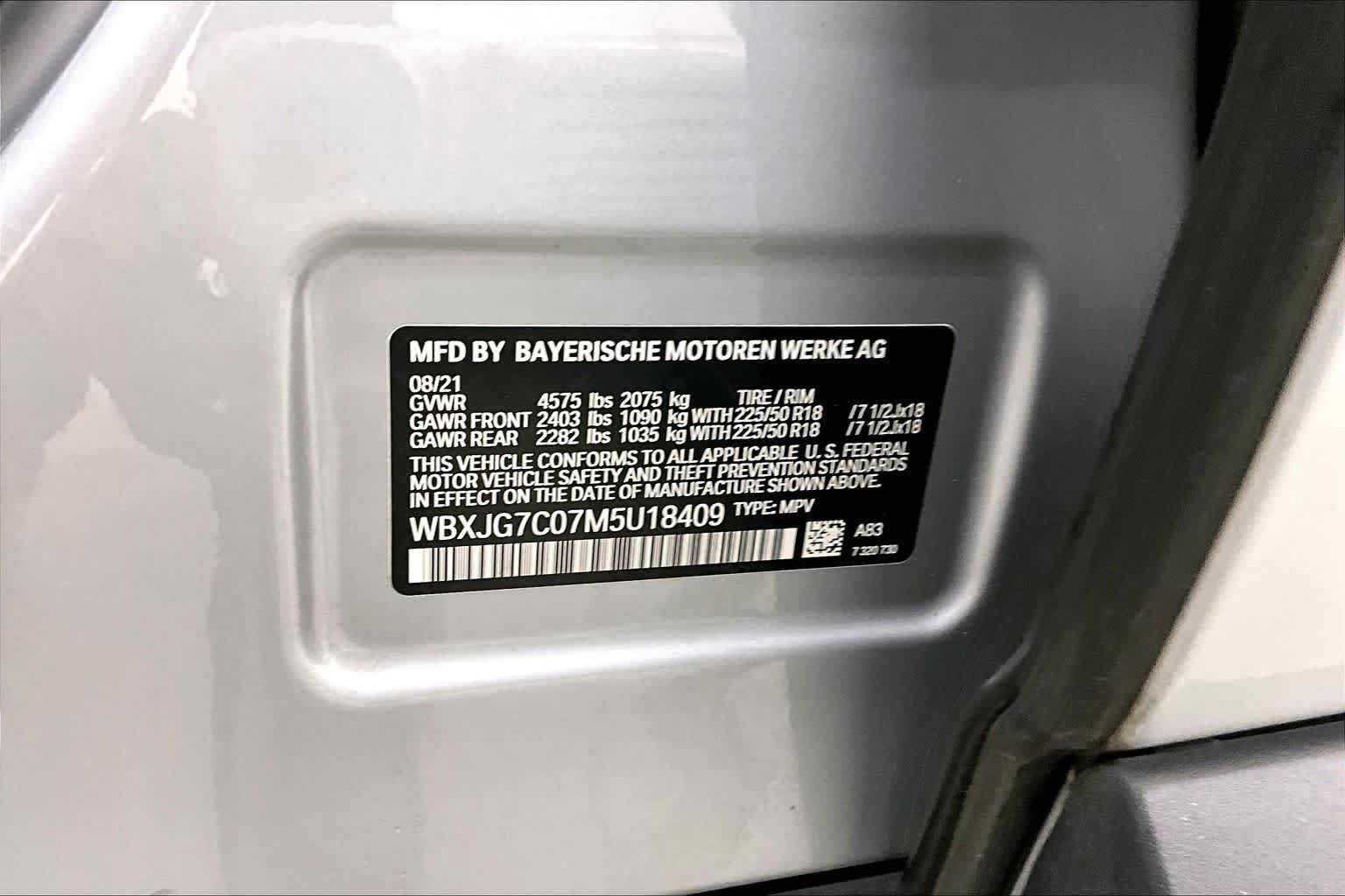 Used 2021 BMW X1 sDrive28i w/ Convenience Package FWD image 34