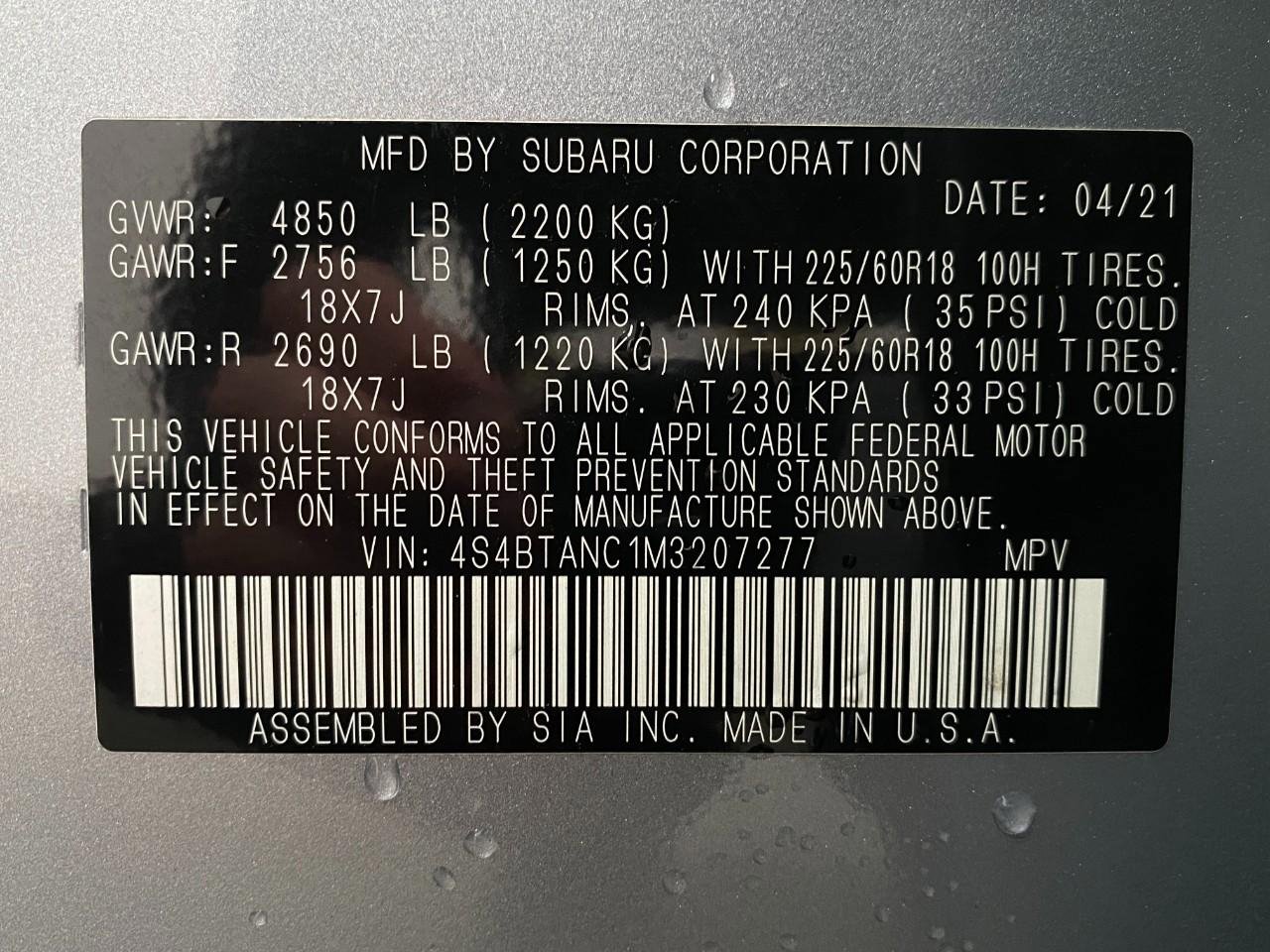 Used 2021 Subaru Outback Limited w/ Popular Package #2 image 32