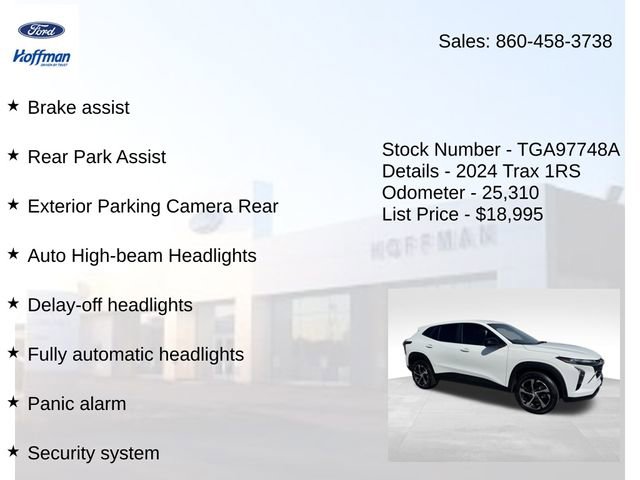 Used 2024 Chevrolet Trax RS w/ Driver Confidence Package image 25