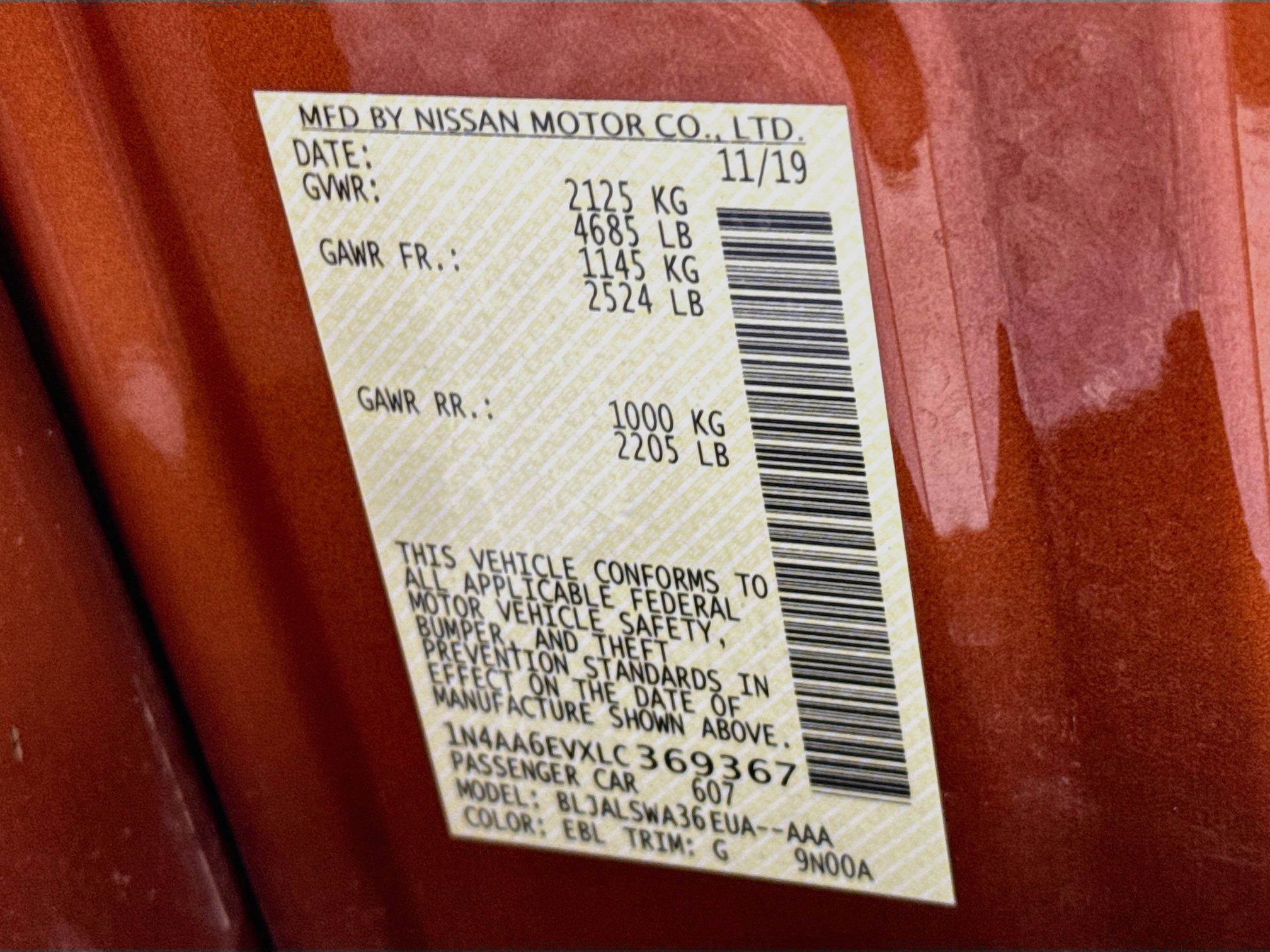 Used 2020 Nissan Maxima SR w/ Sport Mat Group FWD image 33