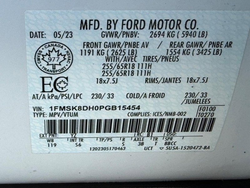 Certified 2023 Ford Explorer XLT image 24