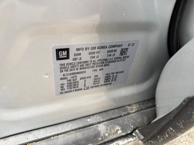 Certified 2022 Chevrolet Trax LS w/ Tint and Cruise Package image 22