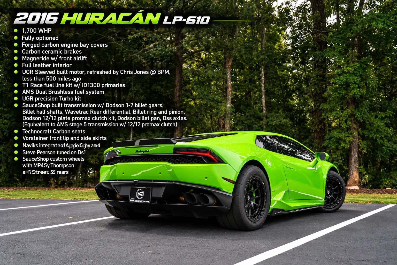Used 2016 Lamborghini Huracan LP 610-4 AWD/4WD image 2