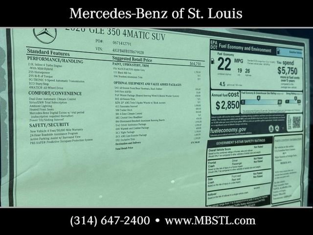 New 2026 Mercedes-Benz GLE 350 4MATIC image 7