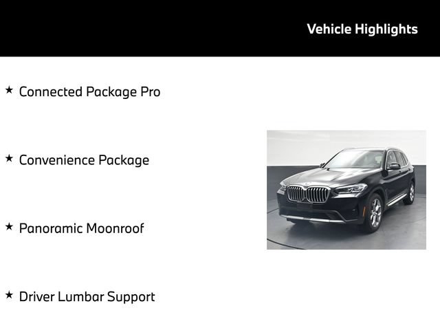 Certified 2023 BMW X3 sDrive30i w/ Convenience Package RWD image 5
