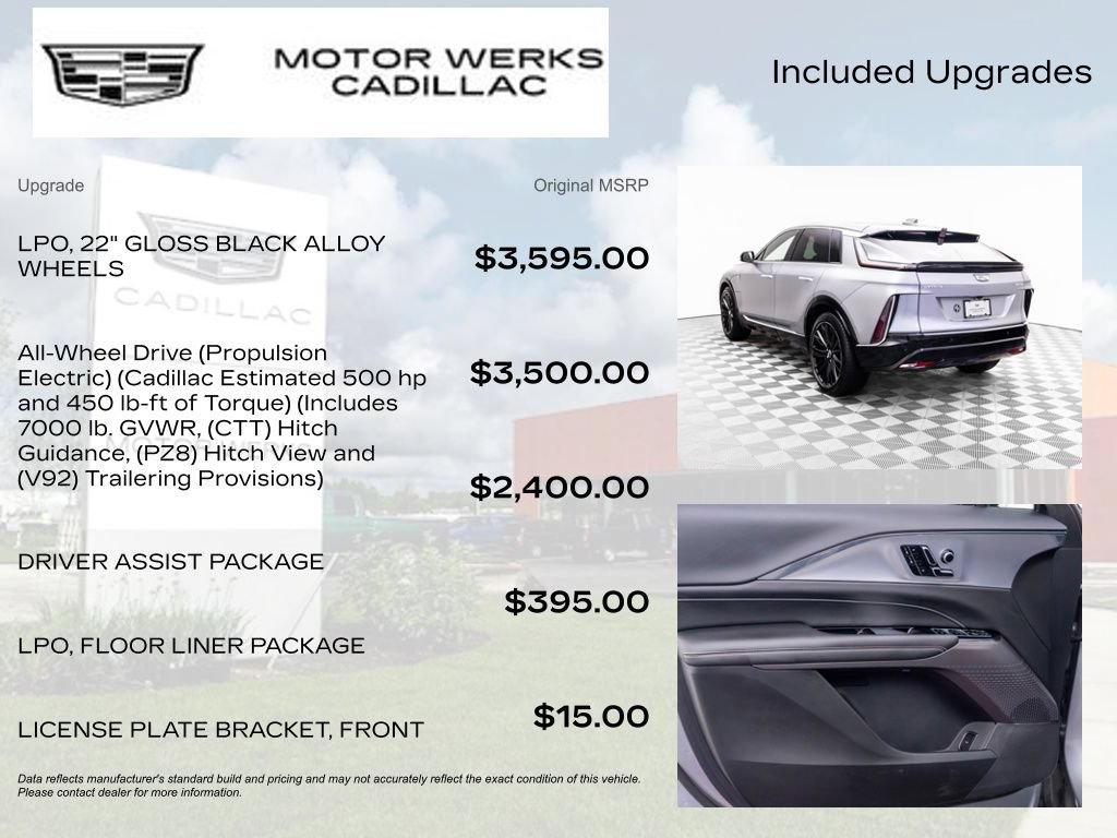 Certified 2024 Cadillac Lyriq Tech w/ Driver Assist Package AWD/4WD image 8