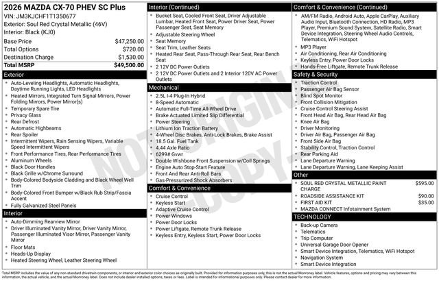 New 2026 MAZDA CX-70 SC Plus image 26
