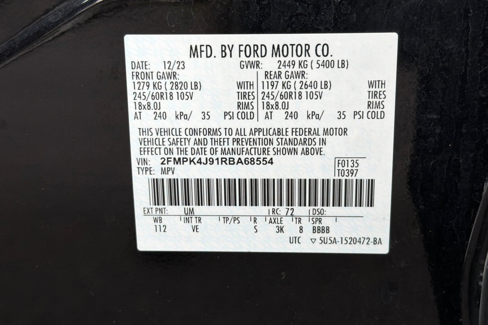 Used 2024 Ford Edge SEL AWD/4WD image 29
