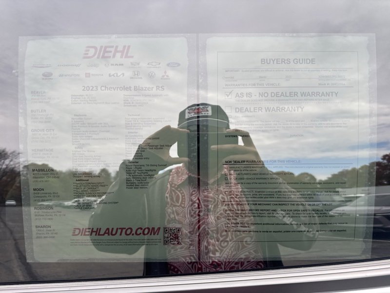 Used 2023 Chevrolet Blazer RS w/ Driver Confidence II Package image 39